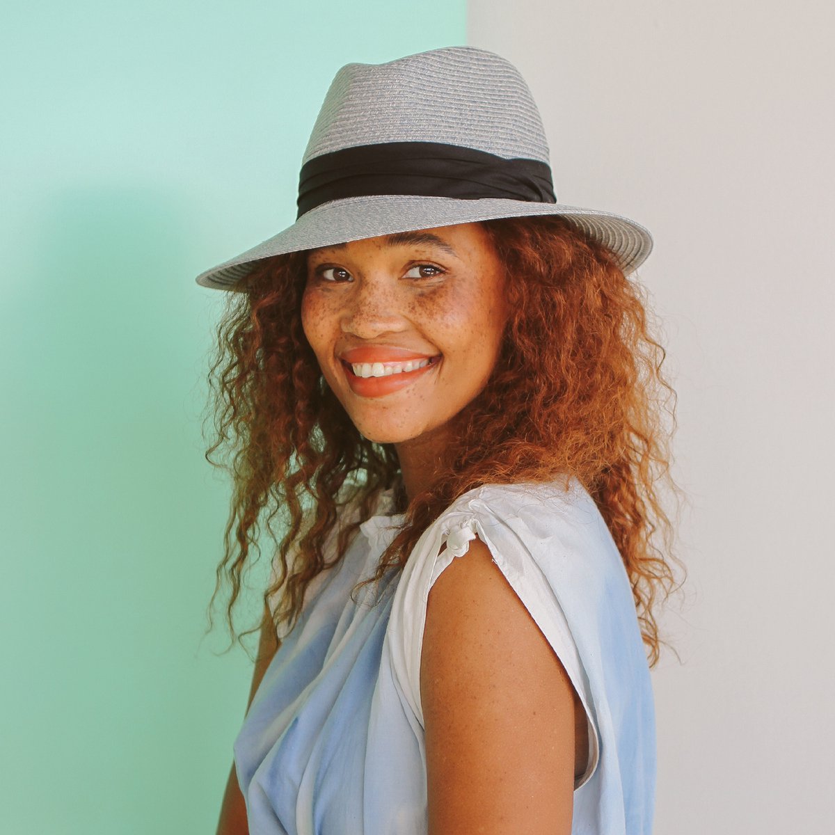 Fedora Hoed Dames & Heren - Perry Zonnehoed - UV Werend UPF50+ - Kreukbestendig & Opvouwbaar - Maat: M-L: 57 cm - Grey