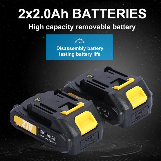 Draadloze 2-in-1 Paalzaag en Mini-kettingzaag met Accu - Verstelbaar en Lichtgewicht voor Tuinonderhoud van Merkloos	 — afbeelding 4