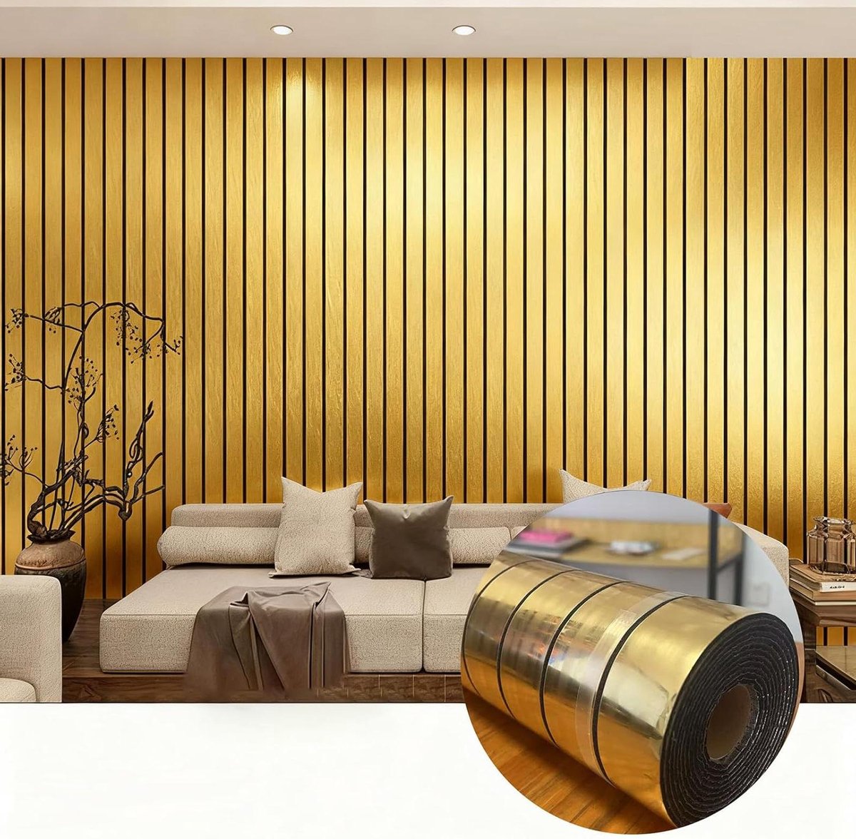 Wandtegels om af te pellen en op te plakken, 40 x 300 cm, zelfklevend, waterdicht, slijtva