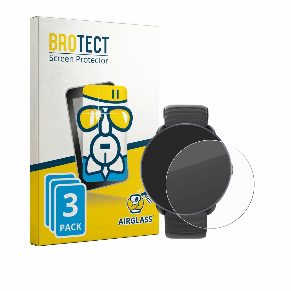 Screenprotector 3 Stuks voor Parsonver PSSW9 Beschermglas transparant