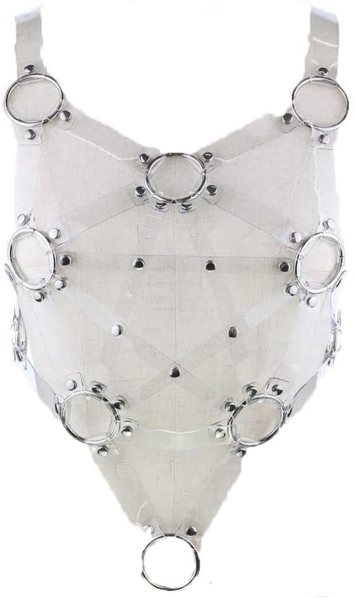Body Harness Riem - Borstketting Borstband - Cosplay Accessoire - Verstelbaar - One Size - Transparant