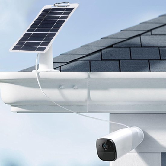 Klein Zonnepaneel - Draagbare Oplader - Camera Voeden - 360 Graden Verstelbaar - 2 Watt - Zwart van Klein — afbeelding 4