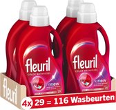 Fleuril Color - Vloeibaar Wasmiddel - Gekleurde Was - 4x29 Wasbeurten - Voordeelverpakking
