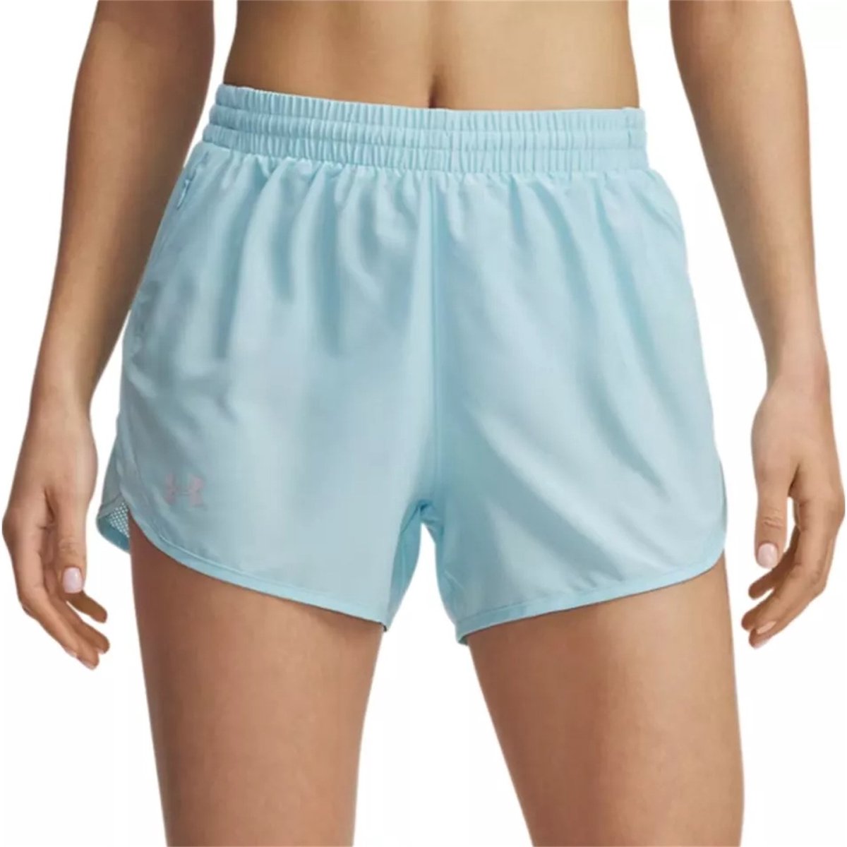 Under Armour, UA Fly By 3'' Shorts 1382438-494, 1382438-494, Female, Blue Under Armour dames sportkleding blauw maat XS
