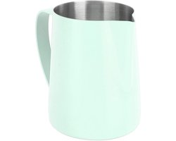 Melkopschuimkan - Stoompitcher Barista - Koffie Maken - Puntmond Ontwerp - 600 ml - Groen