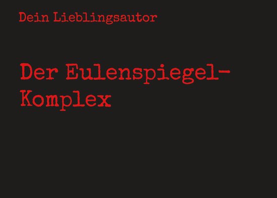 Der Eulenspiegel-Komplex - cover