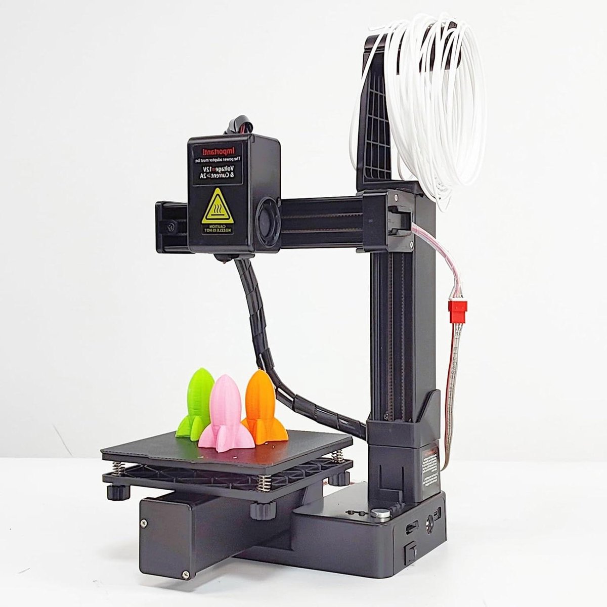 3D Printer - Hoge Nauwkeurigheidsprinter - Creatief Ontwerpen - Snelle Verwarming - 100x100x100mm - Zwart