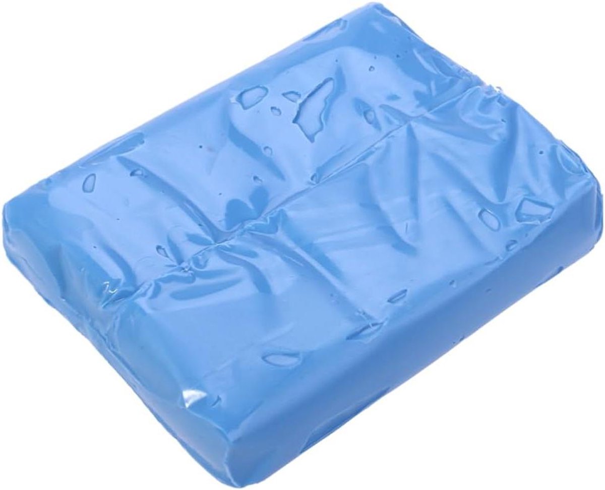Reinigingsklei Auto - Detailing Klei - Oppervlak Reinigen - Schadevrij Werken - 9.5 x 6.5 cm - Blauw