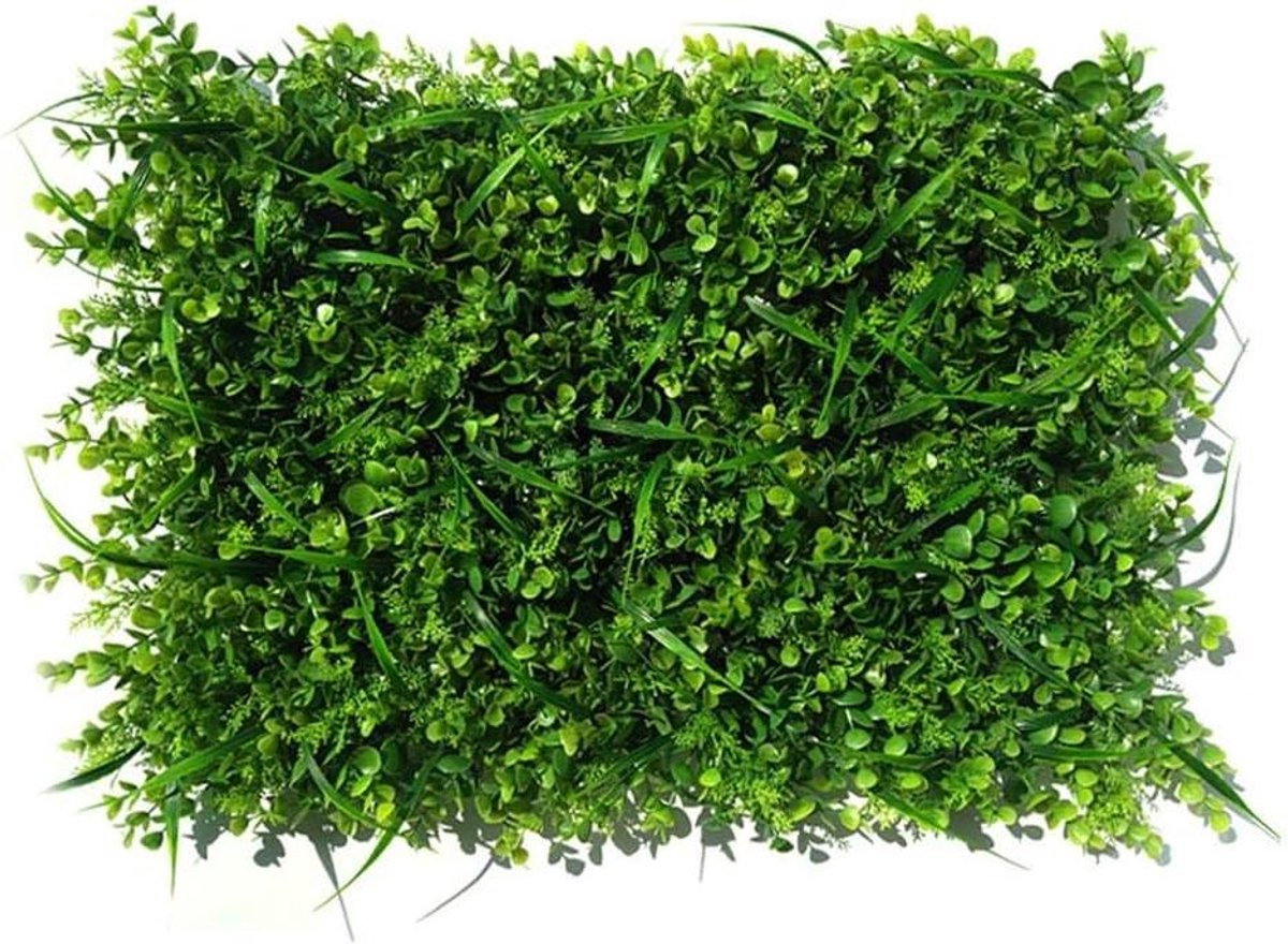 Kunstgras Mat - Nep Gazon - Decoratie Buiten - Realistische Look - 40 x 60 cm - Groen