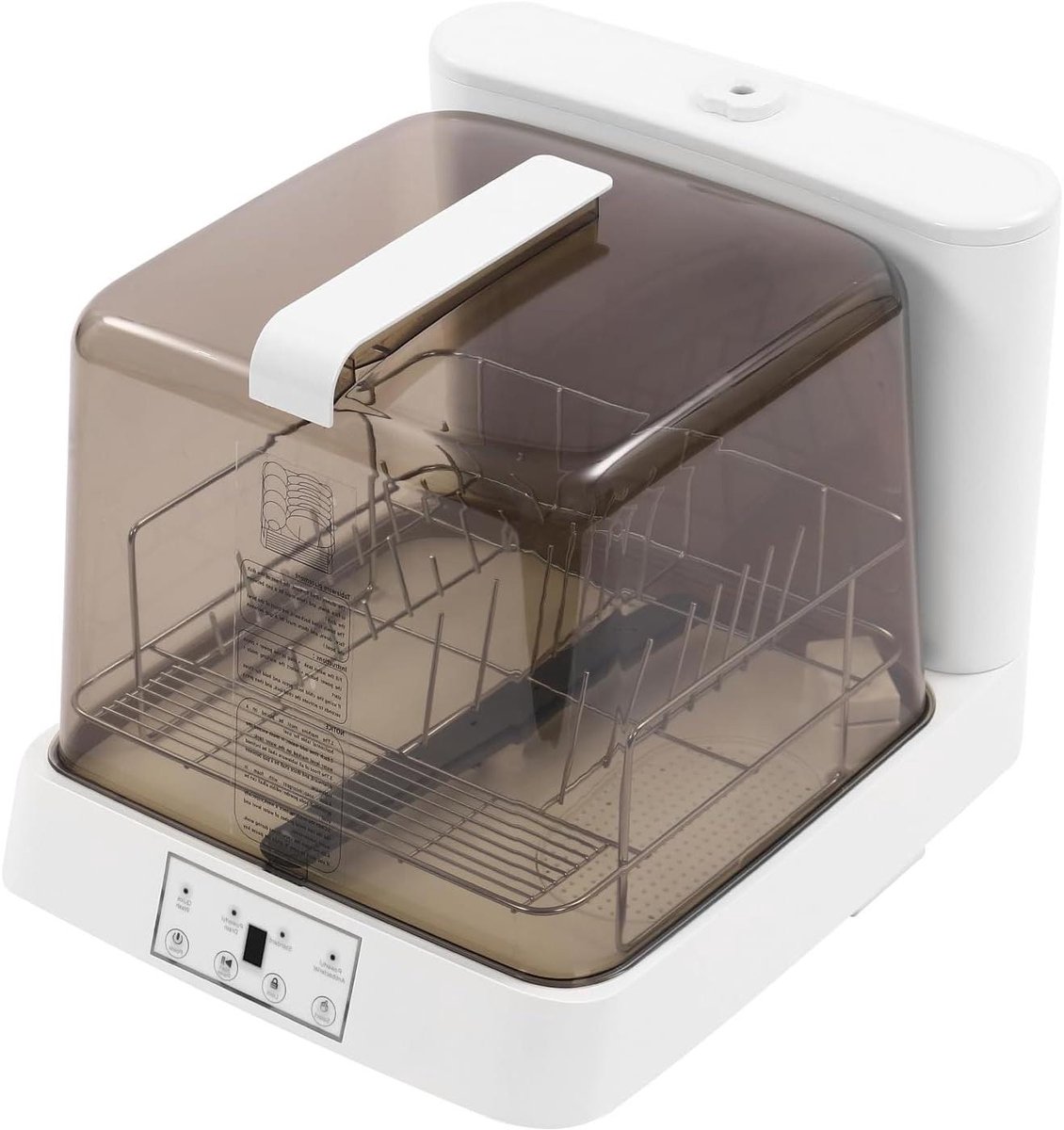 Tafelvaatwasser Compacte vaatwasser Kleine keukens Ruimtebesparend design 48 x 38 x 40 cm Wit