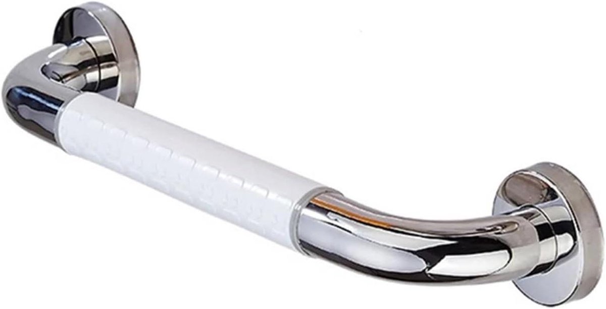Veiligheidshandgrepen - Badkamer leuning - Veilig douchen - Stabiele muurbevestiging - 40 cm - Wit