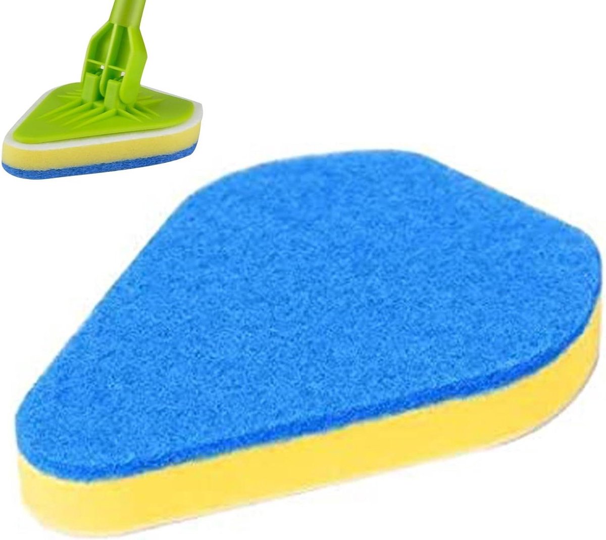 Badkamer Scrubber - Scrubborstels voor reiniging | Uitbreidbare 2 in 1 tegelwasser met ver