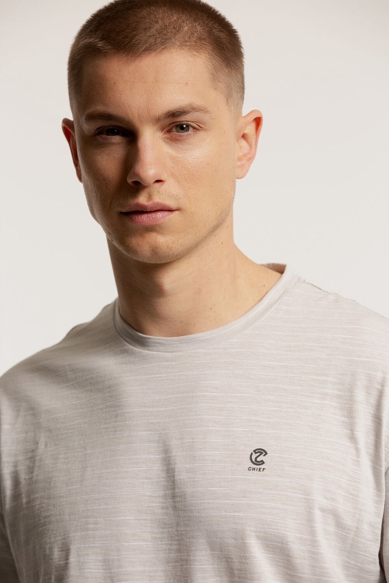 Chief Heren T-shirt Gray - Maat L