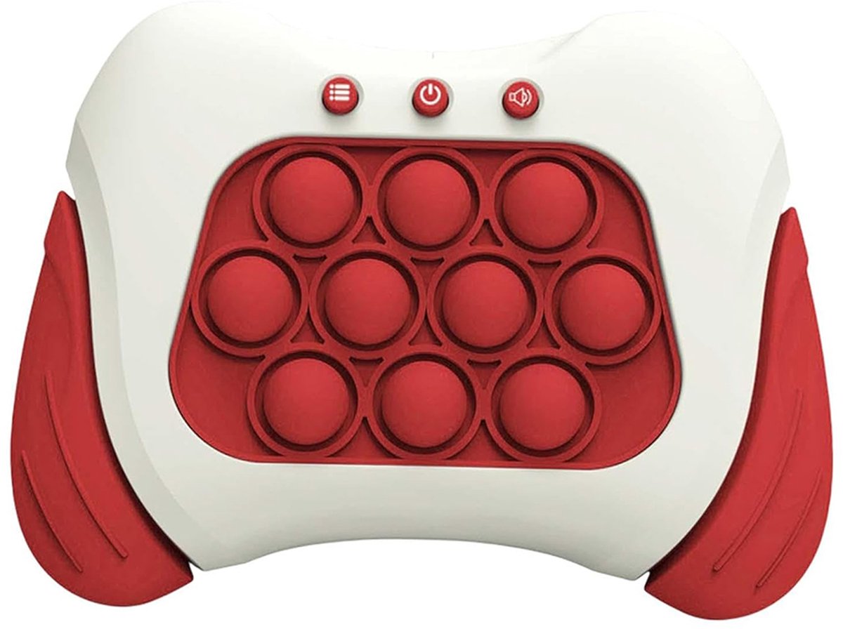 Slimtron Pop it Controller Rood - Pop it spel - ontspanning - fidget toy - gamepad