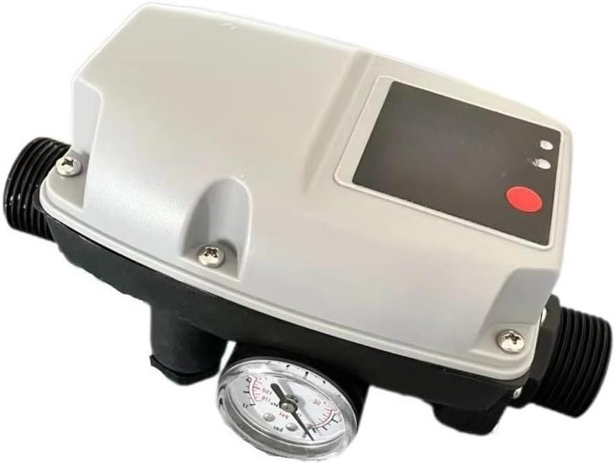 Waterpomp Drukschakelaar - Automatische Pompregelaar - Constante Waterdruk - IP65 Waterbestendig - Tot 10 Bar - Zwart