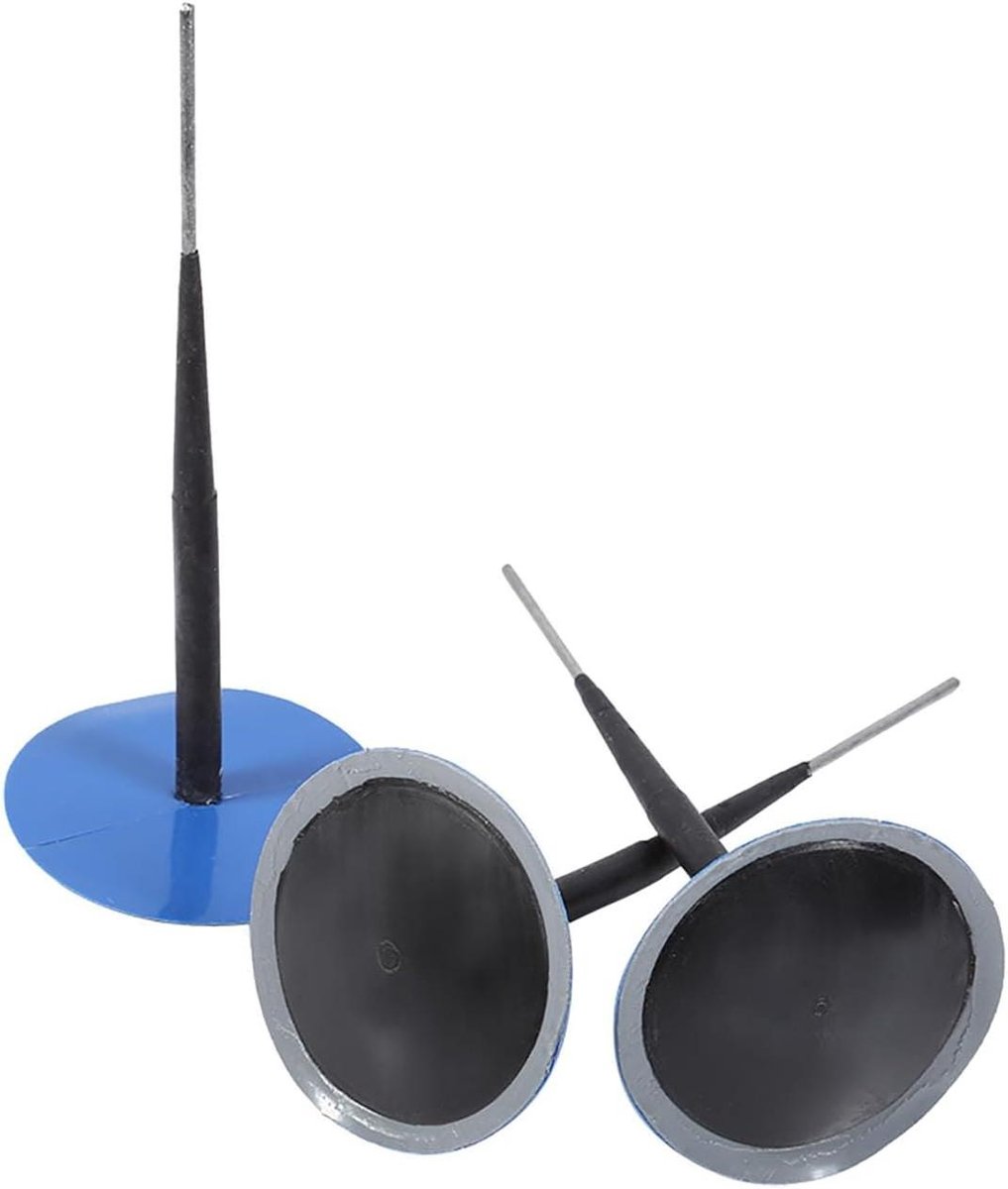 Bandenreparatieset - Paddestoel plug - Zelf banden repareren - Hoge hardheid slijtvast - 24 stuks - Blauw
