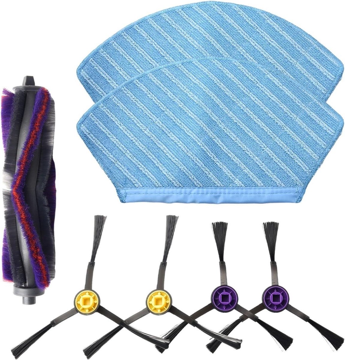 Stofzuiger Onderdelen - Robot Accessoires - Vloeren Schoonmaken - Wasbaar Herbruikbaar - 18 x 6 x 6 cm - Multicolor