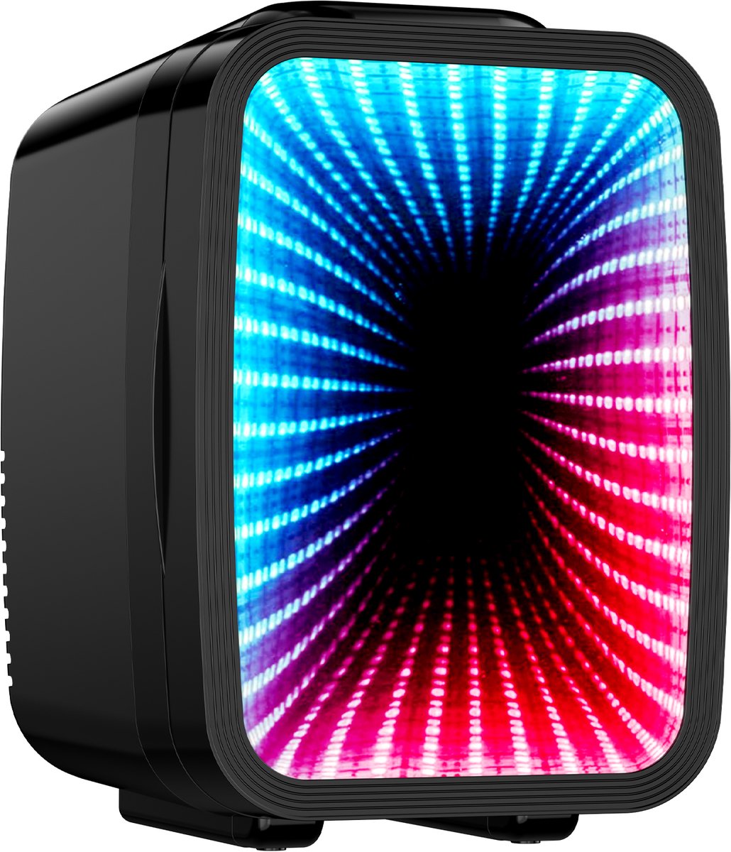 Jensaro Mini Koelkast 4L - Gaming Koelkast Met LED RGB Verlichting - Koelen En Verwarmen - AC/DC - Voor Auto En Kamer - Zwart