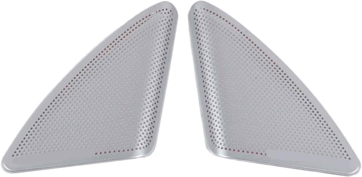 Luidspreker Afdekking - Speaker Frame - Auto Interieur - Roestvrij Staal ABS - 1 cm - Zwart