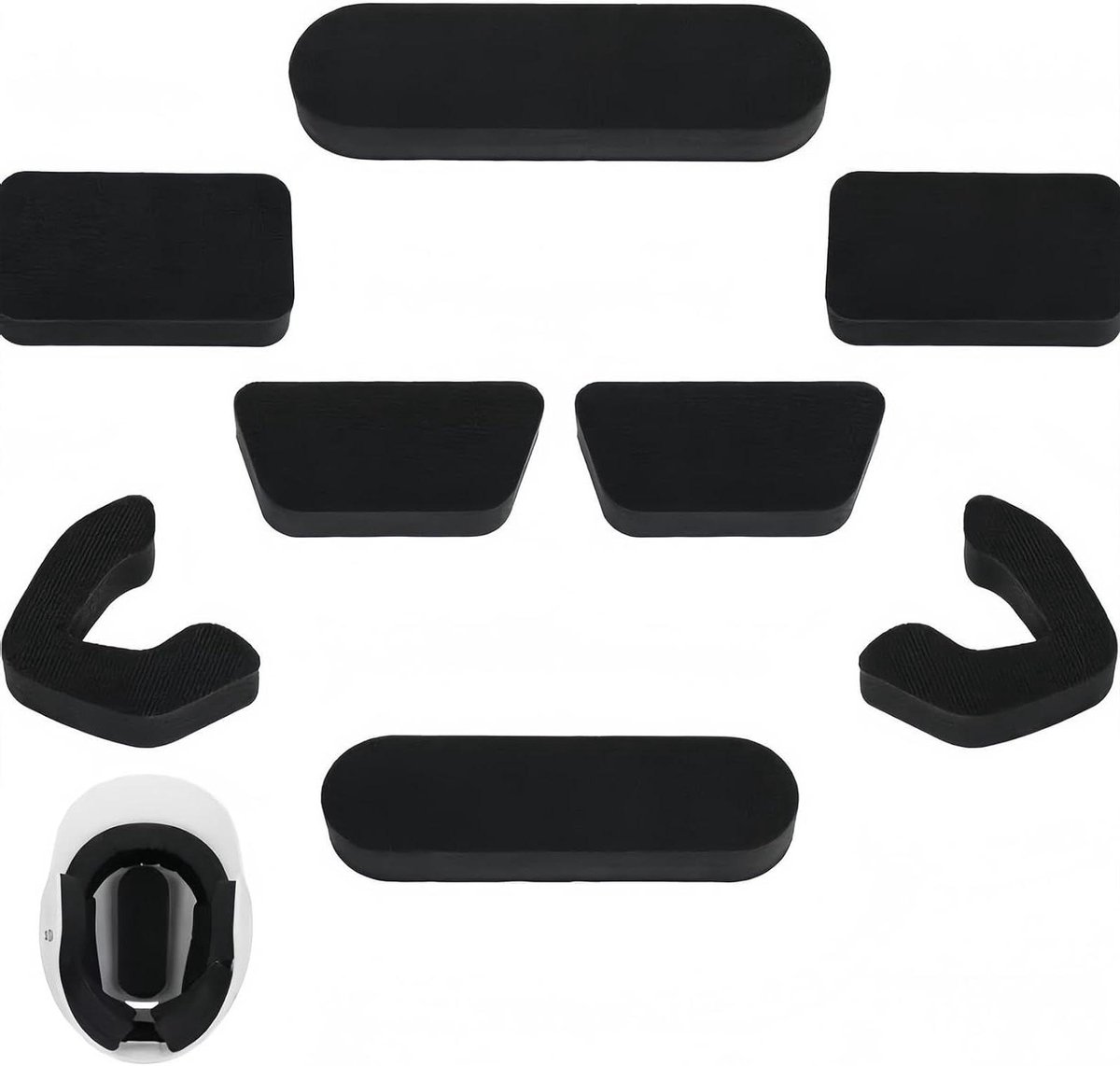Helmschuim Vervanging - Universele Pads - Sport Bescherming - Extra Dikke Vulling - 2 cm Dikte - Uniek Kenmerk