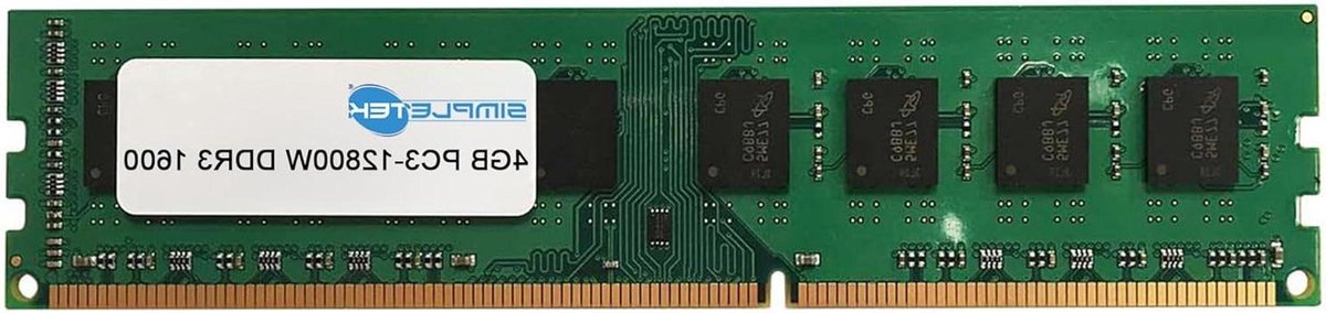 RAM Module - Geheugenkaart PC - Desktop Verbeteren - Niet-ECC Geheugen - 4GB DDR3 - Groen