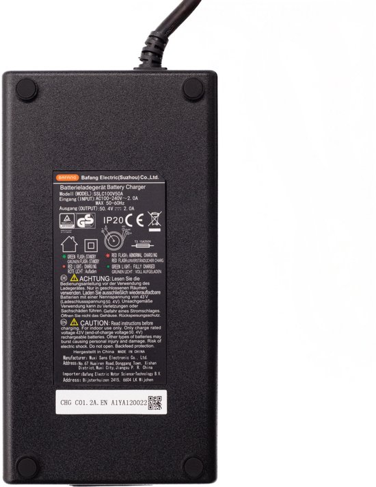 Bafang Acculader - Elektrische fietsoplader - 2A - 1 pins - 43V van Bafang — afbeelding 2