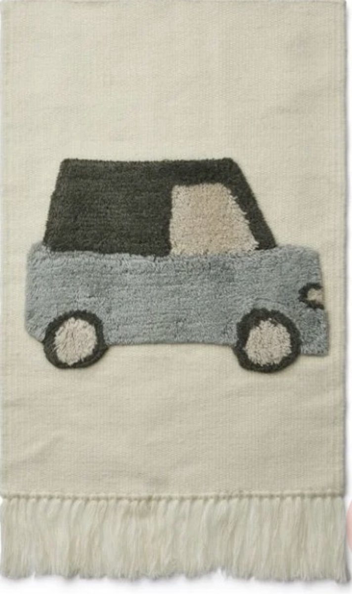 Liewood Wandkleed Gera - Auto Blauw