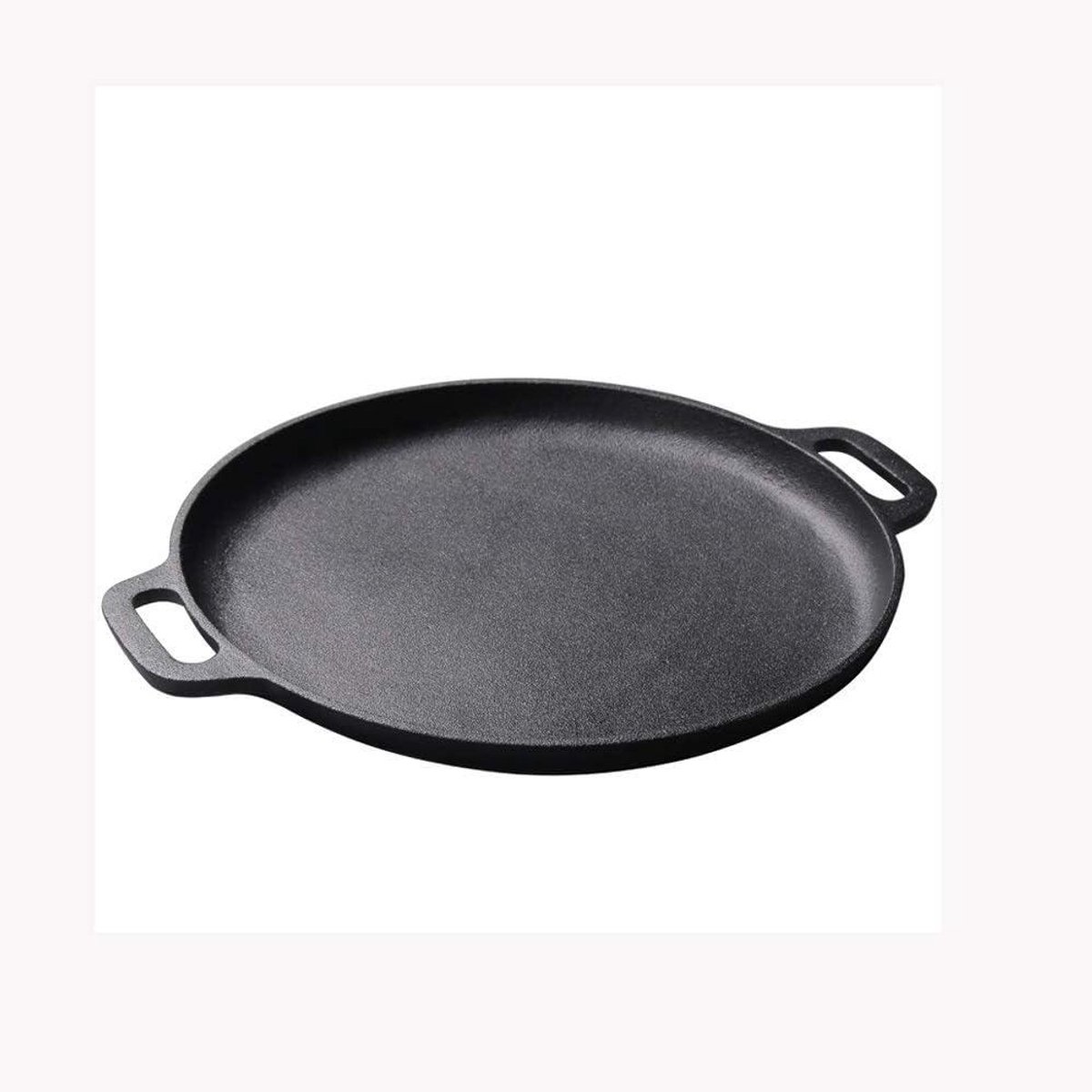 Gietijzeren Pannenkoekenpan - Koekenpan Platte Bodem - Pannenkoeken Bakken - Fysieke Antiaanbaklaag - 30 cm - One Color