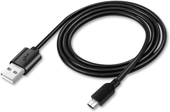 USB Datakabel - Oplaadkabel - Externe Harde Schijf - Snelle Gegevensoverdracht - 1 Meter - Zwart — afbeelding 3