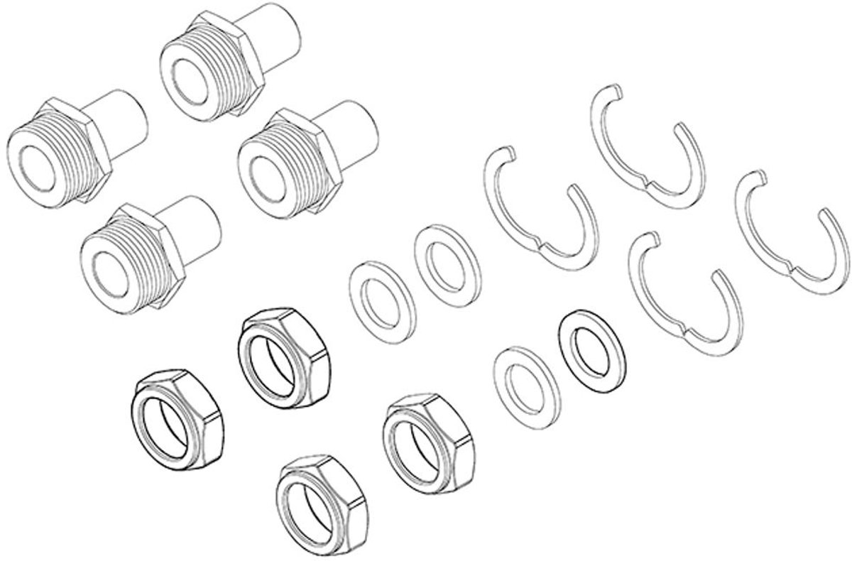 DAIKIN Drukzonneaansluitset DN 16 CON CP16 benodigde accessoires voor CON 15P16, 162075
