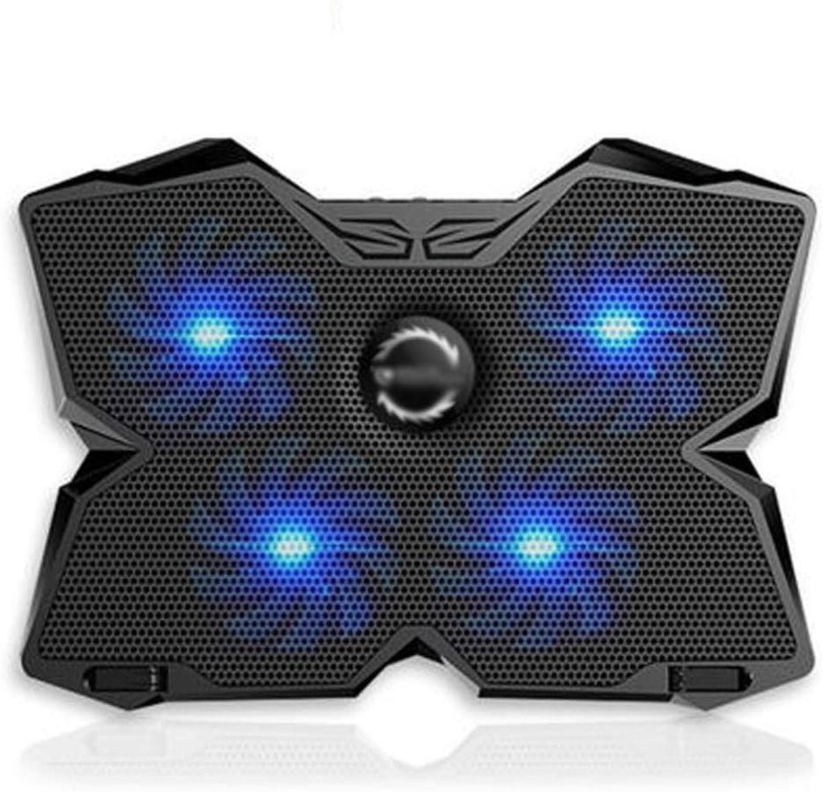 Laptop Koelblok - Notebook Cooler - Prestaties Verbeteren - 4 Ventilator Snelheid - Tot 18 inch - Zwart