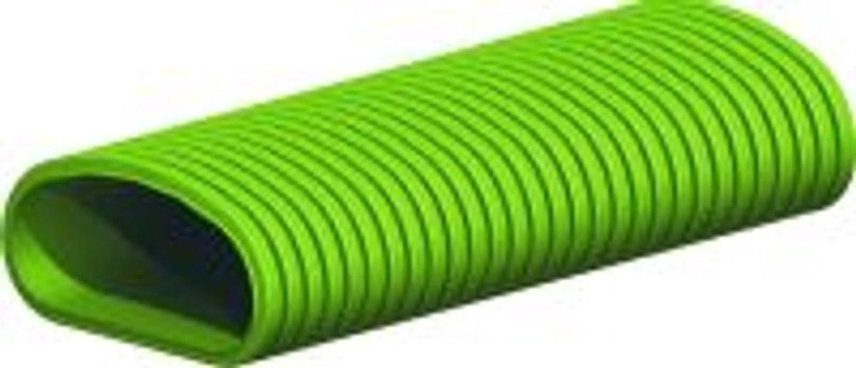 Wolf Flexibel plat kanaal 50x100 antistatisch/antimicrobieel, 50m rol, 2576163