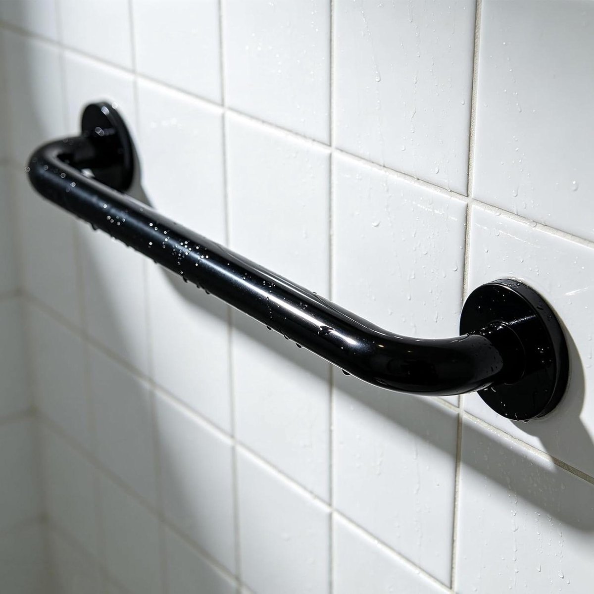 Douchebeugel - Badkamer handgreep - Veiligheid thuis - Roestvrij staal - 60 cm - Zilver