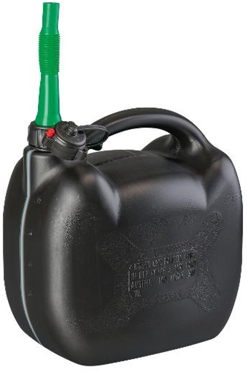 ULTIMATE SPEED - Jerrycan 10 L - geschikt voor brandstof Diesel/Benzine/Mix) - vulschaal - UN-gekeurd (AT/OFI 200164/3H1) morsvrije schenktuit
