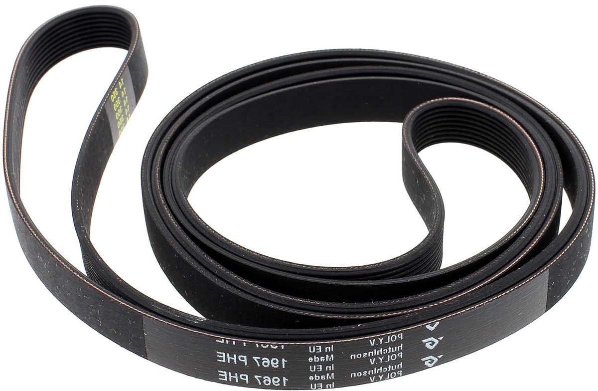 Droger V-riem Wasdroger Riem Apparaat Reparatie Vervangt Oude Riem 1967H9 Zwart