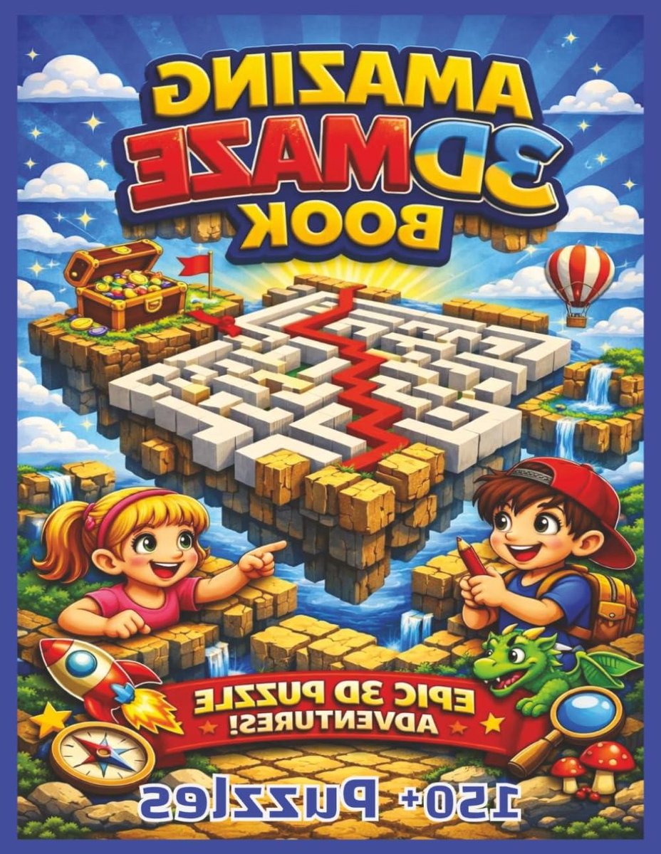 3D Doeboek - Puzzelboek - Hersenen Trainen - 150+ Puzzels - Large Print - Niet Van Toepassing