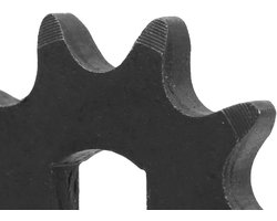 Jonlaki 10T Tandwiel, Stalen Tandwiel, Motortandwiel, 420 Model, Stalen Motortandwiel, 12x17 Mm, 420 Model 10 Tanden Motorkettingwiel voor Unite Motorreductoren en Perma