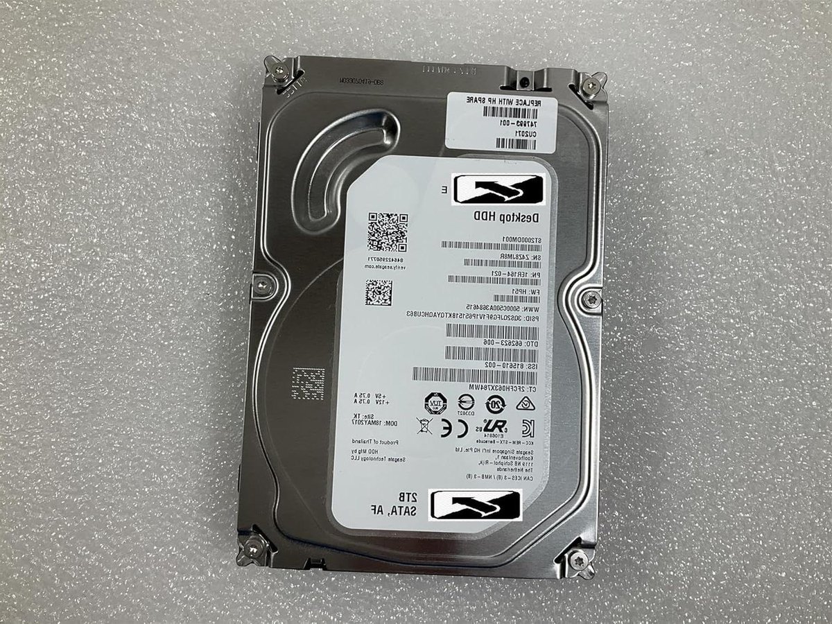 Voor Seagate 747993-001 ST2000DM001 Harde schijf h p HDD 3.5 "SATA 2 TB