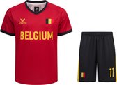 Vinto België Shirt en Broek voor Heren - Voetbal Tenue - Voetbalshirt Belgium - WK 2026 - België - Maat 2XL