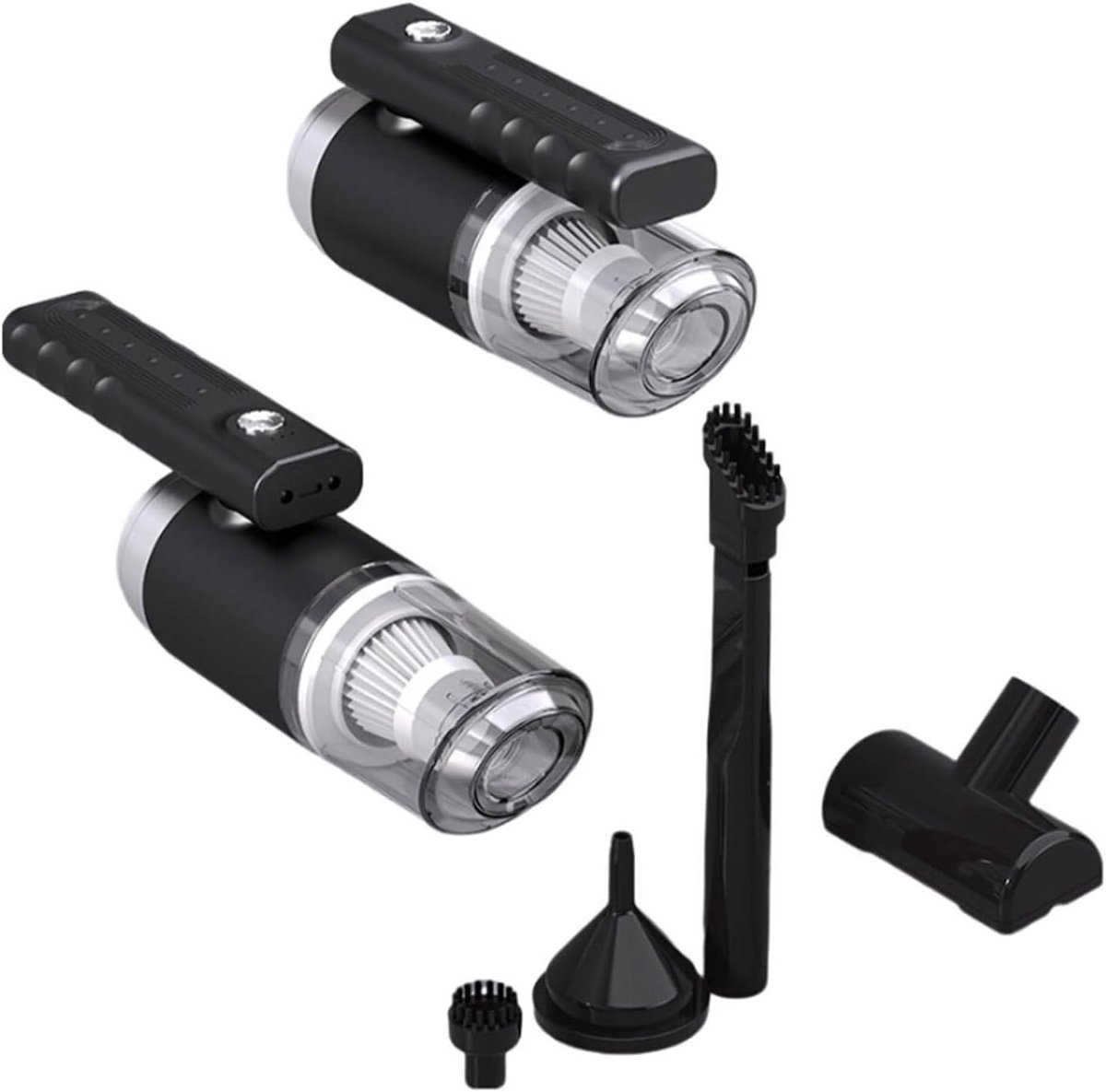 Handstofzuiger Auto - Draagbare Stofzuiger - Auto Reinigen - Blazen en Zuigen - 25 cm - Zwart