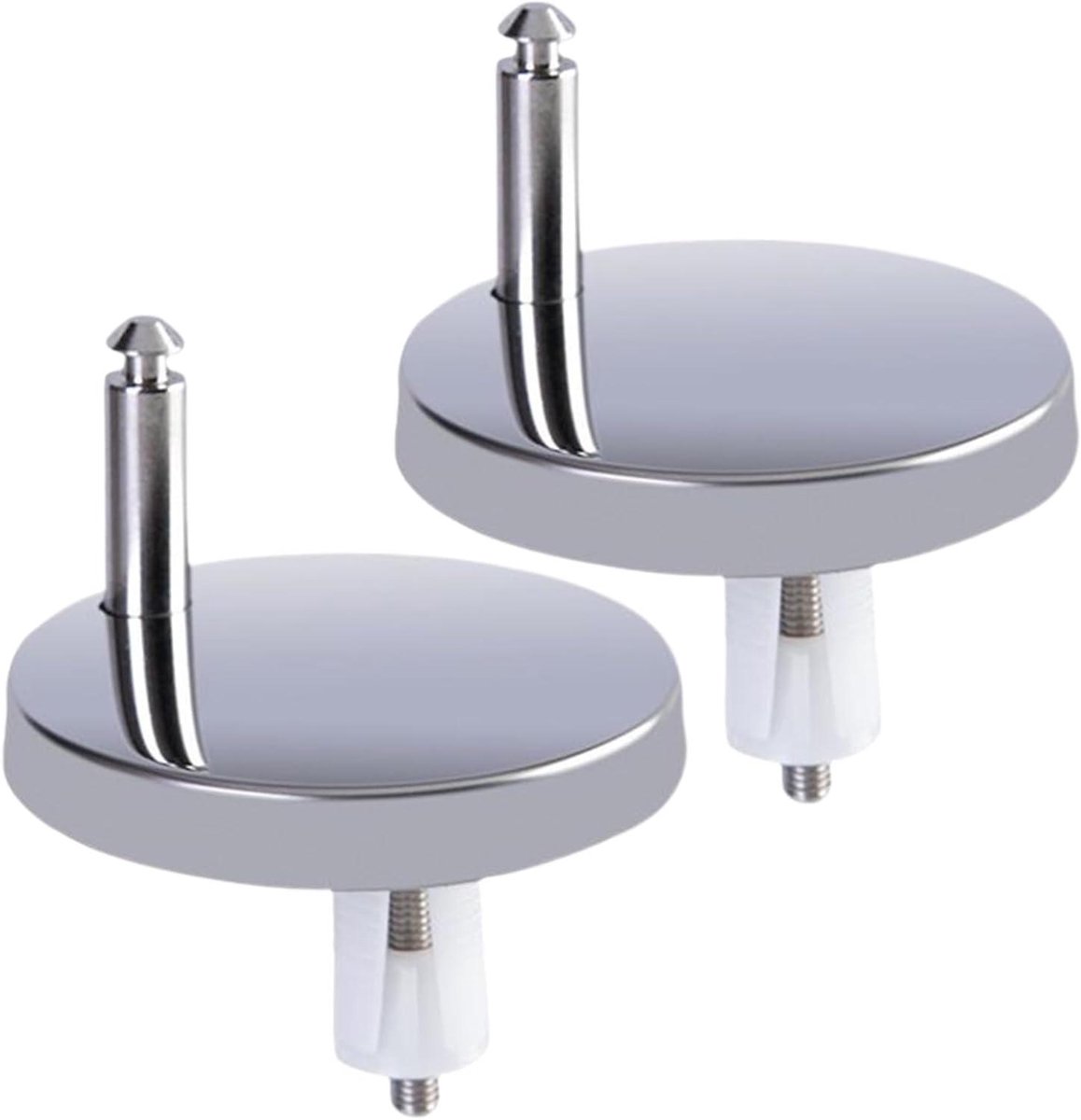 Toiletbril bevestigingen - Reparatieset toilet - Badkamer reparatie - Permanente stabiliteit - 2 stuks - Mat
