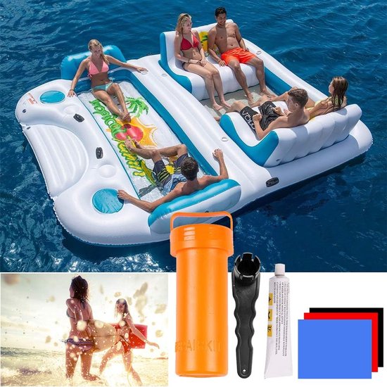 Reparatieset Boot - PVC Patch Kit - Watersport Onderhoud - Sterke Waterdichte Lijm - 19 x 6 cm - Meerdere Kleuren — afbeelding 2