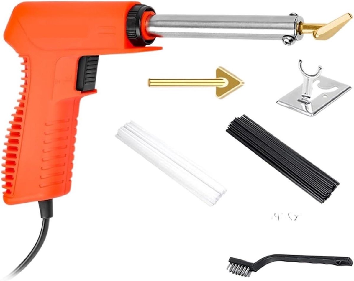 Kunststof Lasapparaat - Reparatie Soldeerbout - Plastic Reparatie - Snelle Verwarming - 100W - Zwart
