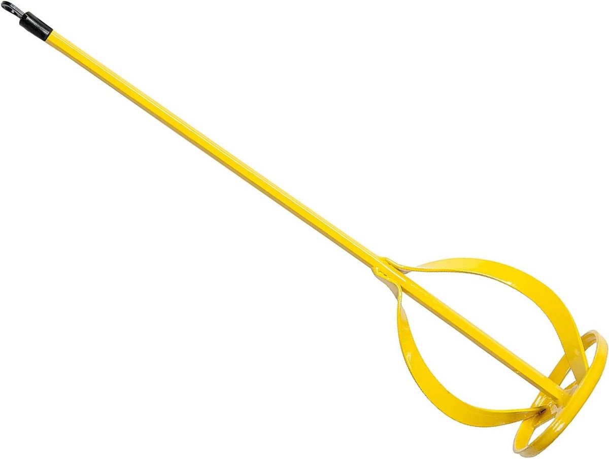 Roerder Voor Lak - Menger Compost - Materialen Mengen - Volledig Gelast - 400 x 80 mm - Zwart