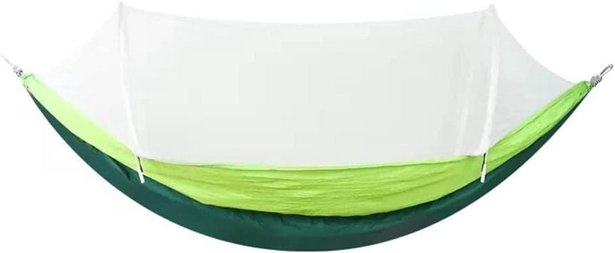 Reishangmat - Draagbare Hangstoel - Outdoor Ontspanning - Lichtgewicht & Sterk - 260 x 140cm - Groen