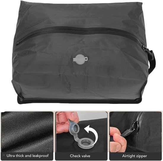 Herbruikbare Vacuümzak - Reis Compressietas - Bagage Ruimte Besparen - Snelle Luchtafgifte - 17L Capaciteit - Zonder venster — afbeelding 5