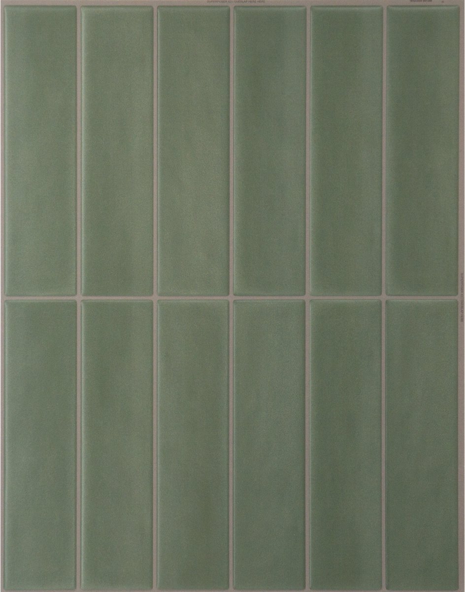 Smart Tiles Zelfklevende keuken achterwand voor keuken en badkamer Morocco Groen 4 29,02x22,86 cm