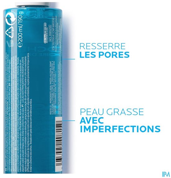 La Roche-Posay Effaclar micro-exfoliërende adstringerende lotion 200ml