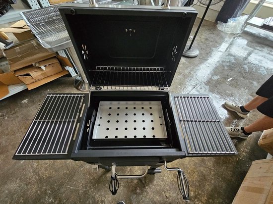 Wentink mo houtskool barbecue - Geëmailleerd hoofdrooster Ingebouwde — afbeelding 2