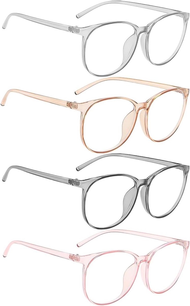 Dames Montuur - Mode Accessoire - Dagelijks Gebruik - Transparant Design - 4 Stuks - Meerdere Kleuren